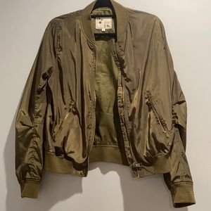 Green Bomber Jacket